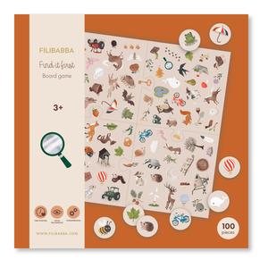 Filibabba Hvem finder det først? Brætspil – 1 stk.