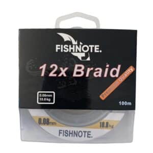 Fishnote 12x Braid Premium 0,08mm – 10.8kg
