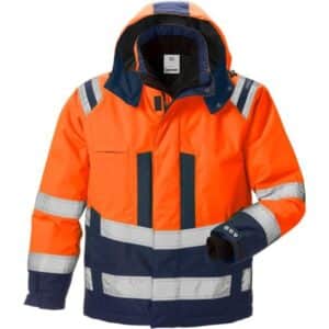 Fristads 119626 Hi Vis Airtech® vinterjakke kl.3 4035 / Arbejdsjakke Hi-Vis Orange/Marine 2XL