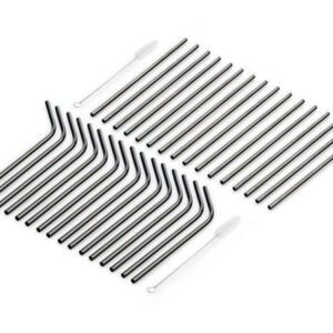 Genanvendelige stålsugerør – fest pakke