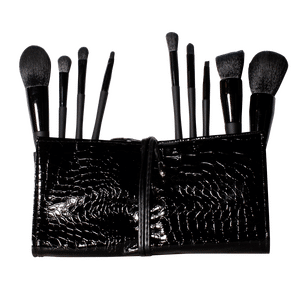 Happy Makeup Pensler m. taske – 9 stk.