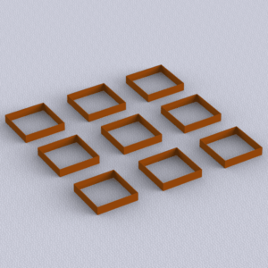 Haverum til urter | Jern | 120 x 120 x 25