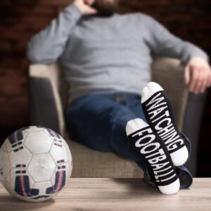 Herre bomuldsstrømper – “Watching football!”, str. 41-45