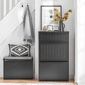 Hold dine sko støvfrie og organiseret med dette skønne skoskab