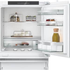 Integrerbart køleskab 82 x 60 cm fladhængsel med dæmpet lukning (soft close) – Siemens iQ500 – KU21RADE0