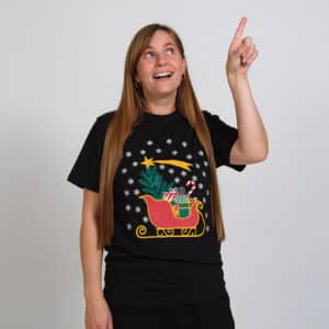 Juleslædens T-shirt – dame / kvinder