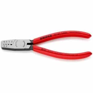 KNIPEX Crimptang til kabeltyller betrukket med kunststof 145 mm