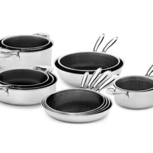 Komplet sæt | 13-dele gryde- og pandesæt | onyx cookware