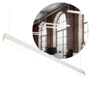 Kontor Loftlampe 120cm – 4000K – 2600lm – 20W – KOLINE K1 – Hvid