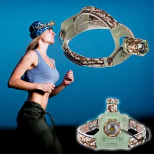 LED Pandelampe m/camouflage – kraftig med 3 indstillinger