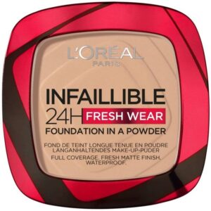 L’Oreal Paris Cosmetics Infaillible 24h Fresh Wear Powder Foundation 9 gr. – 130 True Beige