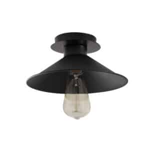 LUMI Agrigento loftlampe – sort metal