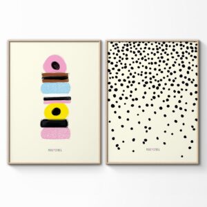 Lakridskonfekt Sæt 30×40