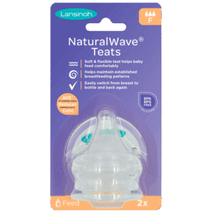 Lansinoh Naturalwave Flaskesut Fast Flow (2 stk)