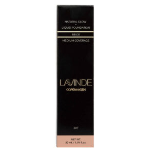 Lavinde Copenhagen NATURAL GLOW Liquid Foundation Beige (207) 30ml – Lavinde Copenhagen – Cosmetics – Buump