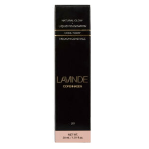 Lavinde Copenhagen NATURAL GLOW Liquid Foundation Cool Ivory (201) 30ml – Lavinde Copenhagen – Cosmetics – Buump