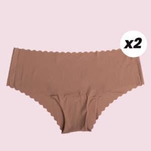 Loved by Lykke – Undertøj – Loved Panties 2-Pack – Mocca