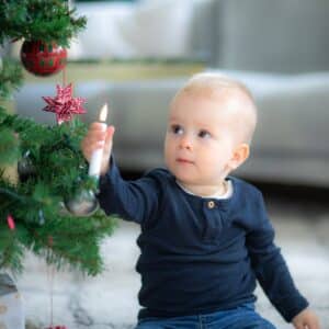 Luna LED juletræslys 9cm. 24 stk