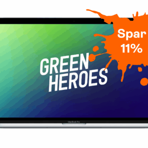 MacBook Pro 13″ 2022 (A2338) | M2 | 8GB | 512GB | Silver | Meget god