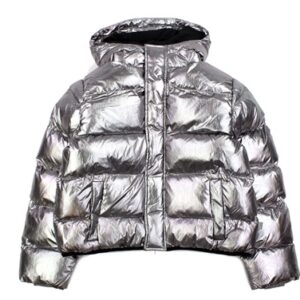 Mads Nørgaard Asphalt Shiny Crinckle Vinterjakke Jojina – Str. 12y 152cm