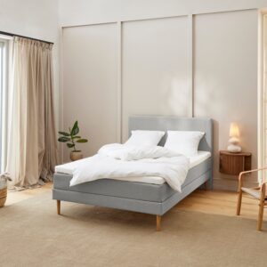 Majestæt – Komfort | Kontinental (Lysegrå) 140×200 cm.