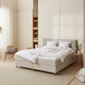 Majestæt – Luksus | Kontinental (Sand) 160×200 cm.