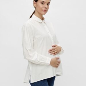 Mamalicious venteskjorte i økologisk bomuld, MLNann – Mamalicious – Shirt – Buump