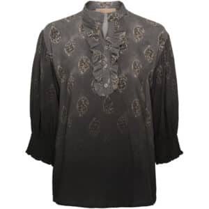 Marta Du Chateau dame skjorte MdcUnnur 6317 – Grey Faded