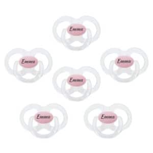 Maxibaby, Str. 2 (6+ Mdr.), Anatomisk – Silikone, Sutter Med Navn