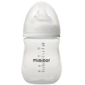 Mininor Sutteflaske PP Flaskesut 0M+ (160 ml)