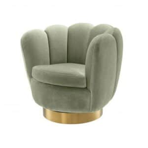 Mirage Swivel armchair pistache green