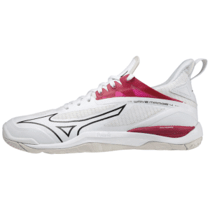 Mizuno Wave Mirage 4 Dame White/Persian Red – OLD