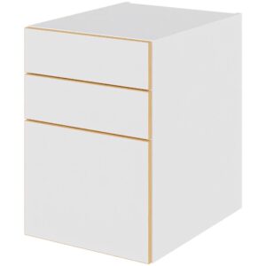 Multi-Living Bad skuffeskab i White/Oak Line H: 57,6 cm D: 51,0 cm – 3 skuffer fuldudtræk/softluk – Bredde: 40 cm