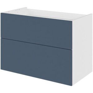 Multi-Living Bad vaskeskab i Cibo Blue H: 57,6 cm D: 44,5 cm – Fuldudtræk/softluk – Bredde: 80 cm