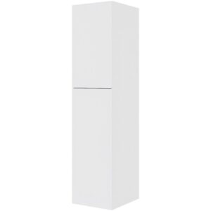Multi-Living Køkken ekstra højt hyldeskab i Hvid Front H: 214,4 cm D: 60,0 cm – 2 delt låge inklusiv 5 hylder – Bredde: 50 cm