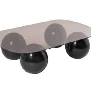 NORDVÄRK Evara – Sort, bronze sofabord