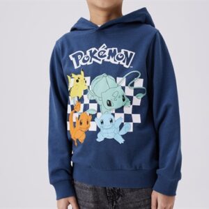Name It Dark Denim Pokémon Hoodie Sweatshirt – Str. 11-12y 146/152cm