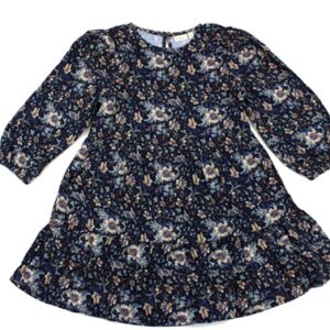 Name It Kjole Dark Sapphire Blomster – Str. 11y 146cm