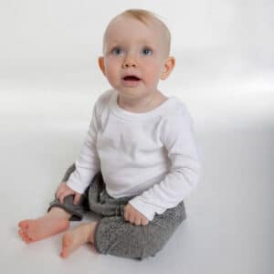 Neutral Baby Langærmet T-Shirt Hvid