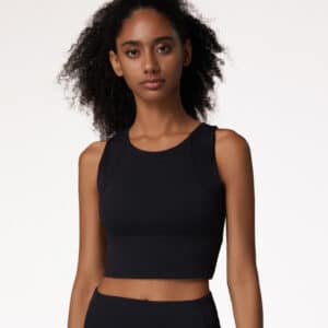 Nordic-wellness Crop Top – Black – S