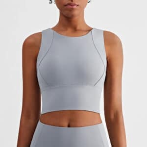 Nordic-wellness Crop Top – Cool Grey – L