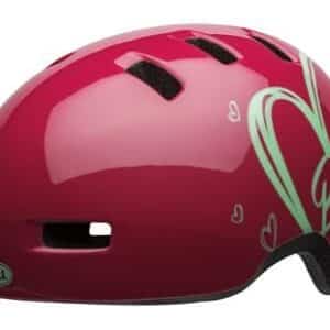 OUTLET – Bell Lil Ripper Børn, Adore Gloss Pink cykelhjelm – Onesize (48 – 55 cm)