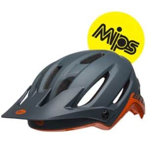 Outlet – Bell 4Forty MIPS cykelhjelm fra Bell, Slate/Orange – Large (59-63 cm)