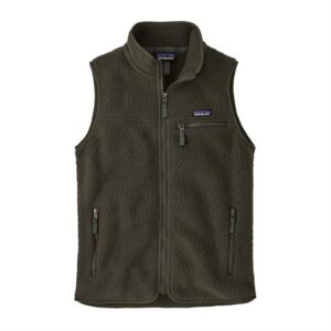Patagonia Womens Retro Pile Vest, Pine Needle Green