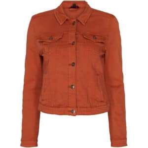 Place du Jour Denim Jakke 60020 – Orange