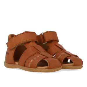 Prewalker sandal med velcro – Cognac/Cognac – 22