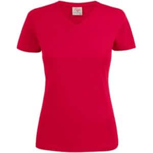 Printer 2264025 Heavy v-neck dame Red XXL