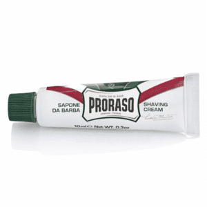 Proraso Barbercreme – Refresh, Eucalyptus & Menthol, Rejsestørrelse (10 ml)