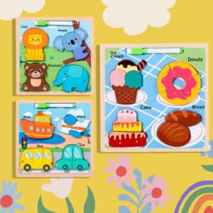 Puslespil i 3D – kreativt læringslegetøj til de mindste – – Ice-Cream