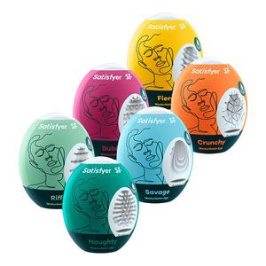 Satisfyer Masturbator Onani Æg – 6 stk.